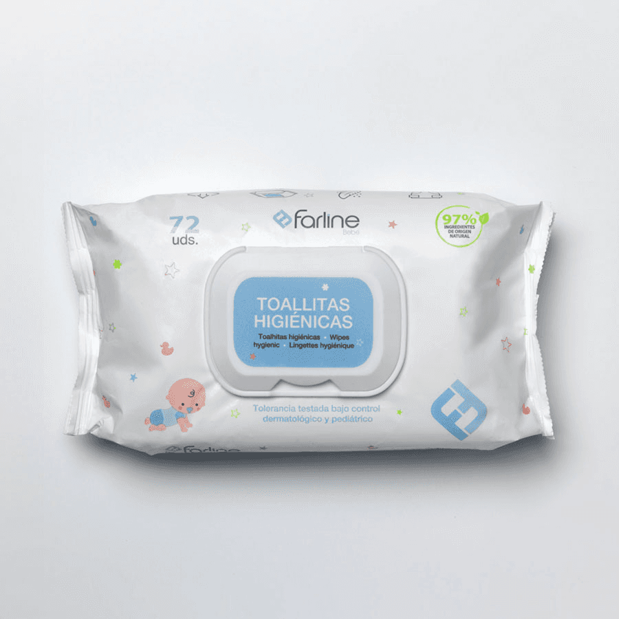 Farline Toallitas Bebé 72 uds