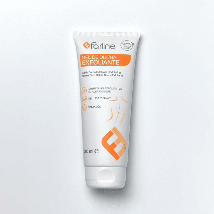 Farline Gel de Ducha Exfoliante Cara y Cuerpo 200ml